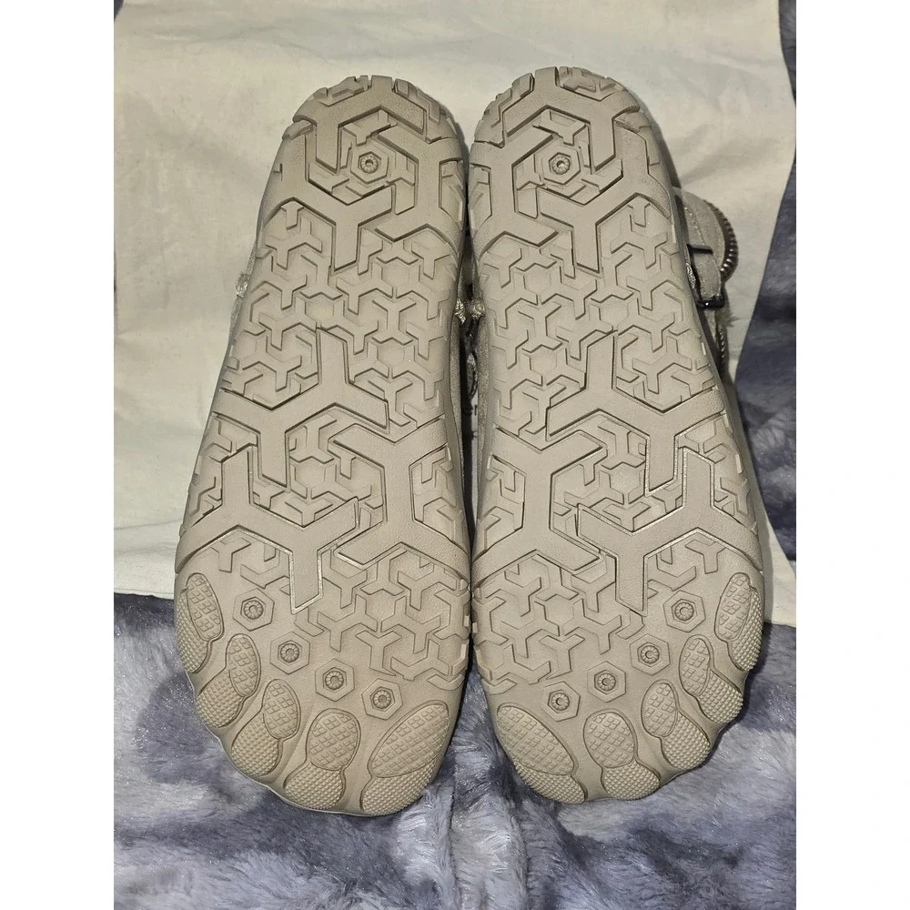 NWT Hike Footwear‎ Cozely Barefoot Boots Tan Faux Fur Lined EU 41/ US 10